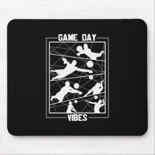 Volleyball Player Game Day Vibes Mouse Mat