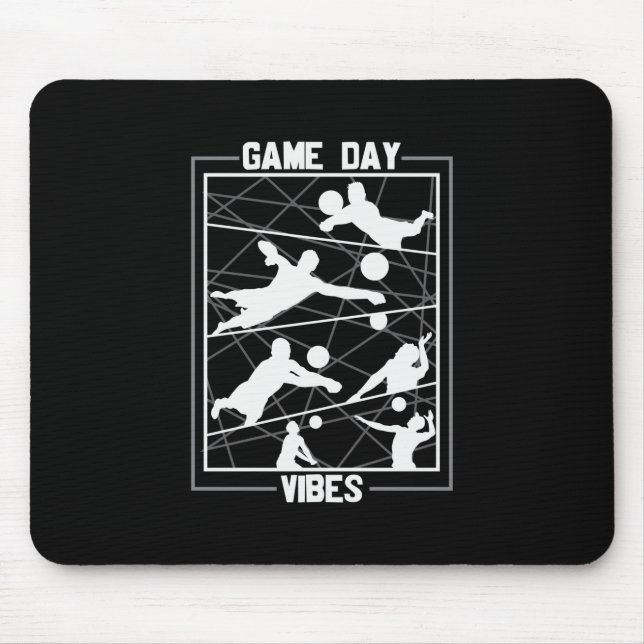 Volleyball Player | Game Day Vibes Mouse Mat (Front)