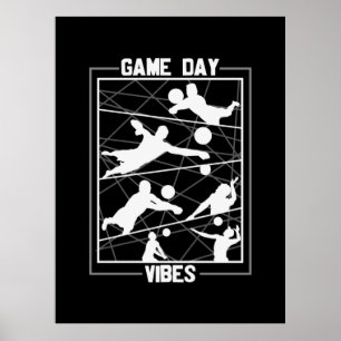 Volleyball Player Game Day Vibes Poster