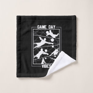 Volleyball Player   Game Day Vibes Wash Cloth
