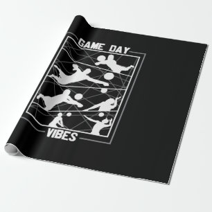 Volleyball Player Game Day Vibes Wrapping Paper