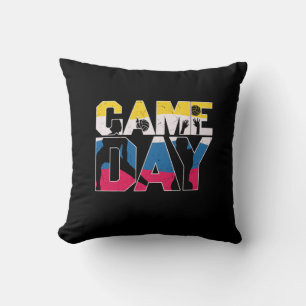 Volleyball Player   Game Day Volleyball Cushion