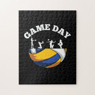 Volleyball Player   Game Day Volleyball Jigsaw Puzzle