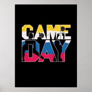 Volleyball Player   Game Day Volleyball Poster