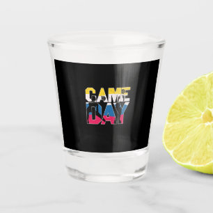 Volleyball Player Game Day Volleyball Shot Glass