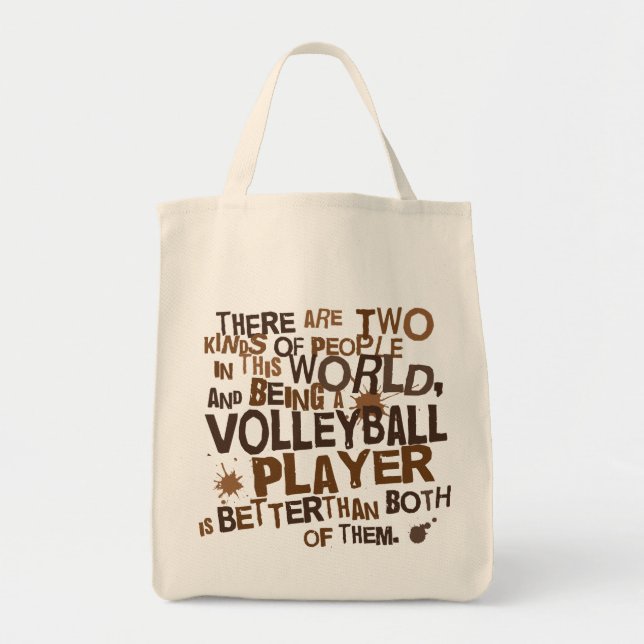 Volleyball Player Gift Tote Bag (Front)