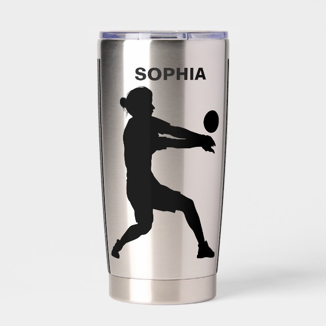 Volleyball Player Girl, Sport Girl Insulated Tumbl Insulated Tumbler (Front)