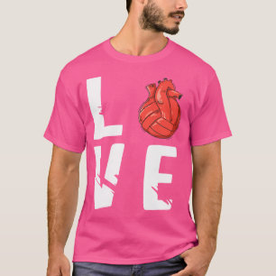 Volleyball Player Heart Love Volleyball Beach Voll T-Shirt