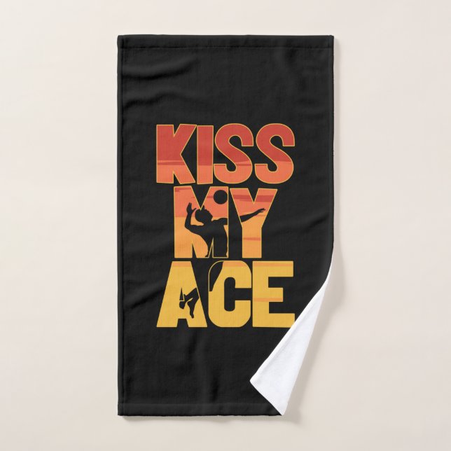 Volleyball Player | Kiss My Ace Hand Towel (Hand Towel)