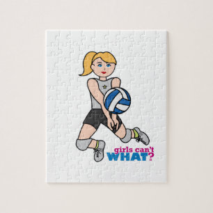 Volleyball Player - Light/Blonde Jigsaw Puzzle