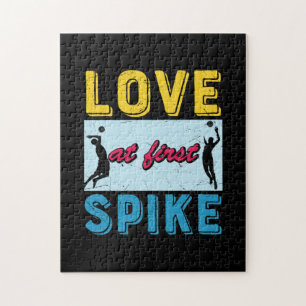 Volleyball Player   Love At First Spike Jigsaw Puzzle