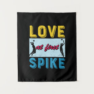 Volleyball Player   Love At First Spike Tapestry