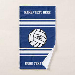 Volleyball Player Number Team Name Your Team Colou Hand Towel