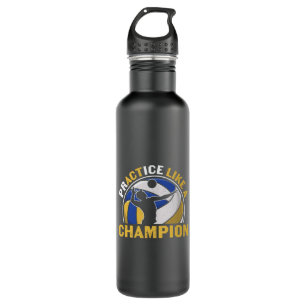 Volleyball Player   Practice Like A Champion 710 Ml Water Bottle