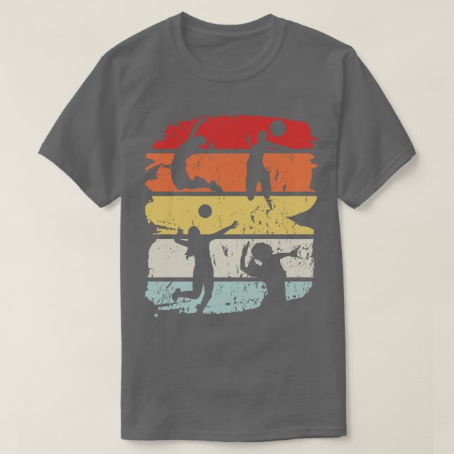 Volleyball Player Retro 1 T-Shirt (Design Front)