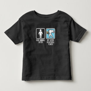 Volleyball Player Sister Toddler T-Shirt