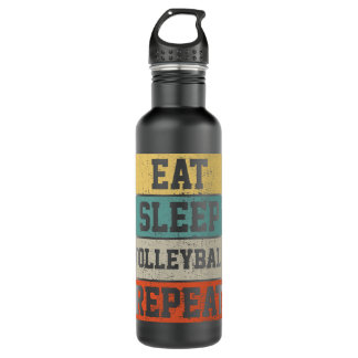 Volleyball Player Sports Retro Vintage Gift 358 710 Ml Water Bottle