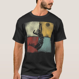 Volleyball Player Team Retro Vintage 1 T-Shirt