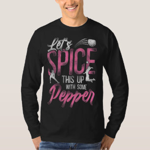 Volleyball Player Team Vintage Let's Spice This Up T-Shirt
