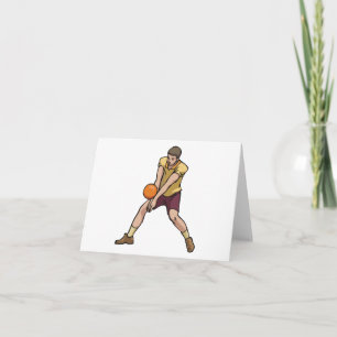 Volleyball Player Thank You Card