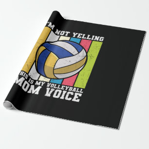 Volleyball Player This Is My Volleyball Mum Voices Wrapping Paper