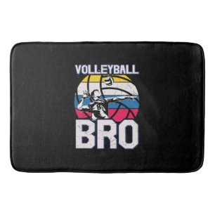 Volleyball Player Volleyball Bro Bath Mat
