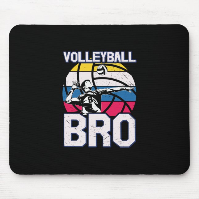 Volleyball Player | Volleyball Bro Mouse Mat (Front)