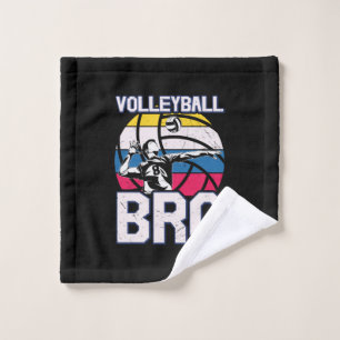 Volleyball Player Volleyball Bro Wash Cloth