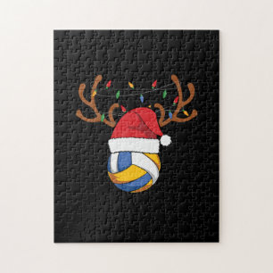 Volleyball Player Volleyball Christmas Jigsaw Puzzle