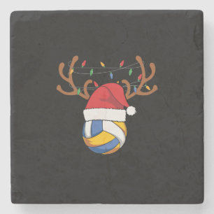 Volleyball Player Volleyball Christmas Stone Coaster