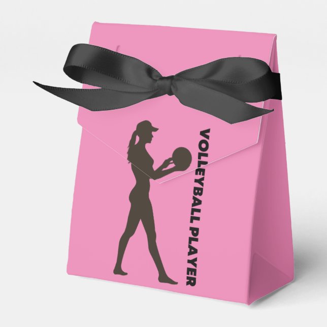 Volleyball Player, Volleyball Girl Gift          Favour Box (Front Side)