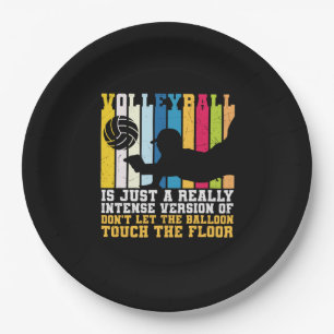 Volleyball Player Volleyball Is Just A Really Paper Plate