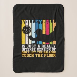 Volleyball Player Volleyball Is Just A Really Sherpa Blanket
