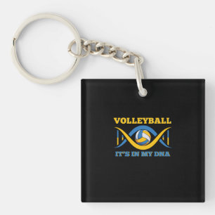 Volleyball Player Volleyball It Is In My Dna Key Ring