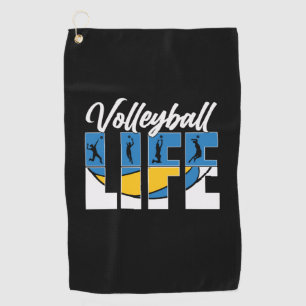Volleyball Player Volleyball Life Golf Towel