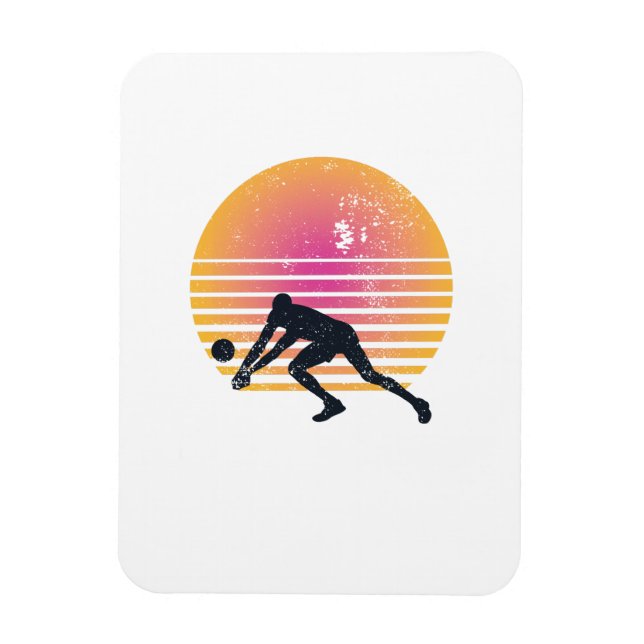 Volleyball Player Volleyball Magnet (Vertical)