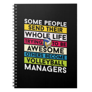 Volleyball Player Volleyball Managers Notebook