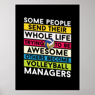 Volleyball Player   Volleyball Managers Poster