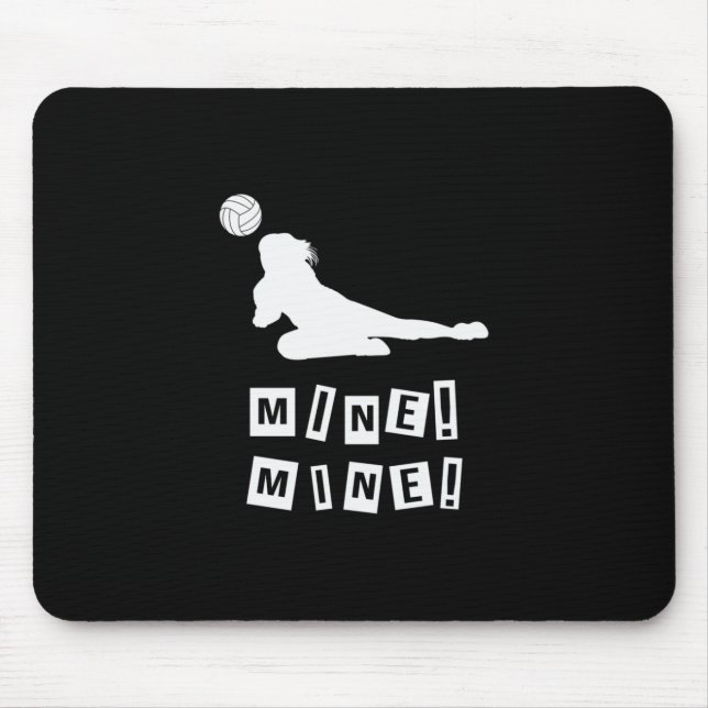 Volleyball Player | Volleyball Mine Mouse Mat (Front)