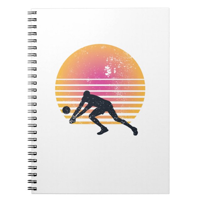 Volleyball Player Volleyball Notebook (Front)