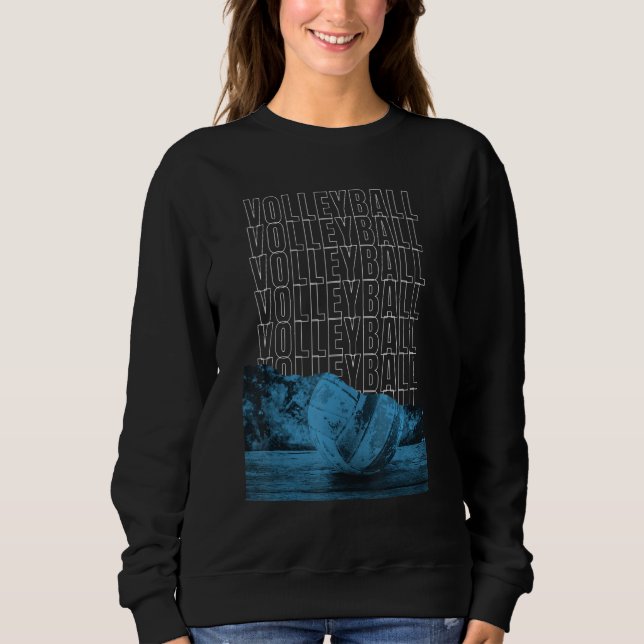 Volleyball Player Volleyball Sweatshirt (Front)