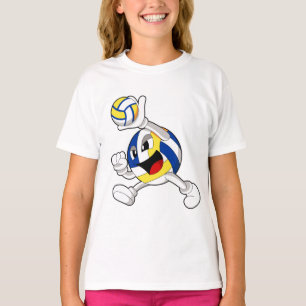 Volleyball player with Volleyball T-Shirt