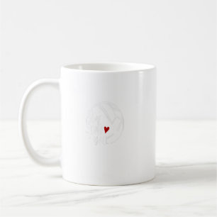 Volleyball Player Women Girls Love Volleyball Mum  Coffee Mug