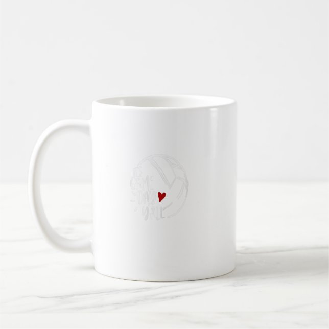Volleyball Player Women Girls Love Volleyball Mum  Coffee Mug (Left)