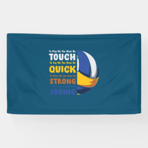 Volleyball Player   You Must Be Strong Banner