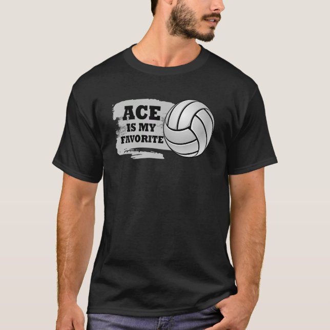 Volleyball Players Volleyball Team Graphic Sports  T-Shirt (Front)
