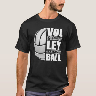 Volleyball Players Volleyball Team Graphic Sports  T-Shirt