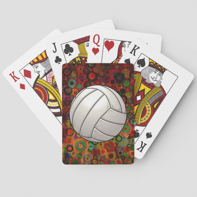 Volleyball Playing Cards (Back)