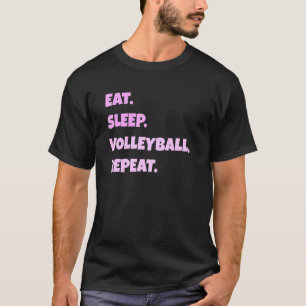 Volleyball Png Eat Sleep Sports Repeat For Men Wom T-Shirt