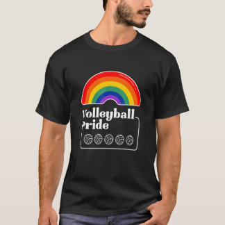Volleyball Pride LGBTQIA Gay T-Shirt
